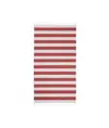 Telo mare/pareo  in cotone riciclato  da 180 gr/m2 con frange, misura 90x170 cm