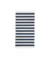 Telo mare/pareo  in cotone riciclato  da 180 gr/m2 con frange, misura 90x170 cm