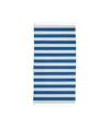 Telo mare/pareo  in cotone riciclato  da 180 gr/m2 con frange, misura 90x170 cm