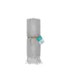 Telo mare/pareo  in cotone riciclato  da 180 gr/m2 con frange, misura 90x170 cm