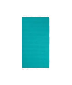 Telo mare/pareo  in cotone riciclato  da 180 gr/m2 con frange, misura 90x170 cm