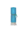 Telo mare/pareo  in cotone riciclato  da 180 gr/m2 con frange, misura 90x170 cm