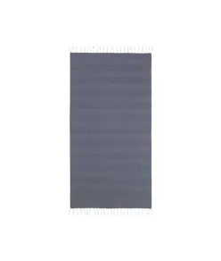 Telo mare/pareo  in cotone riciclato  da 180 gr/m2 con frange, misura 90x170 cm