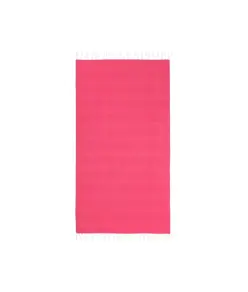 Telo mare/pareo  in cotone riciclato  da 180 gr/m2 con frange, misura 90x170 cm
