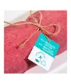 Telo mare/pareo  in cotone riciclato  da 180 gr/m2 con frange, misura 90x170 cm