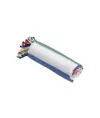 Telo mare/pareo  in cotone riciclato  da 180 gr/m2 con frange, misura 90x170 cm