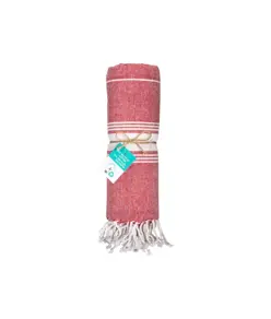 Telo mare/pareo  in cotone riciclato  da 180 gr/m2