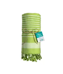 Telo mare/pareo  in cotone riciclato stile futa da 350 gr/m2
