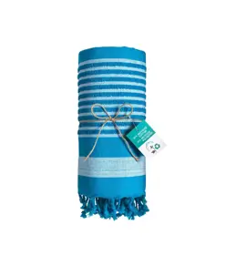 Telo mare/pareo  in cotone riciclato stile futa da 350 gr/m2
