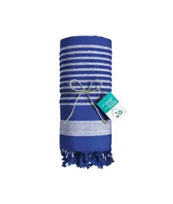 Telo mare/pareo  in cotone riciclato stile futa da 350 gr/m2