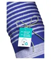 Telo mare/pareo  in cotone riciclato stile futa da 350 gr/m2