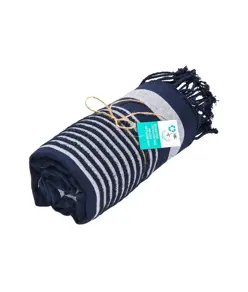 Telo mare/pareo  in cotone riciclato stile futa da 350 gr/m2