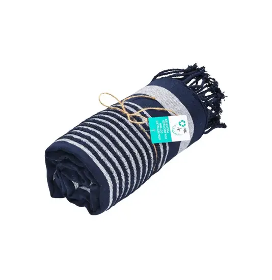 Telo mare/pareo  in cotone riciclato stile futa da 350 gr/m2