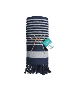 Telo mare/pareo  in cotone riciclato stile futa da 350 gr/m2