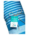 Telo mare/pareo  in cotone riciclato stile futa da 350 gr/m2