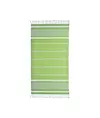 Telo mare/pareo stile Fouta 100% cotone 580gr con lato in spugna e frange, 90x160 cm