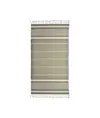 Telo mare/pareo stile Fouta 100% cotone 580gr con lato in spugna e frange, 90x160 cm