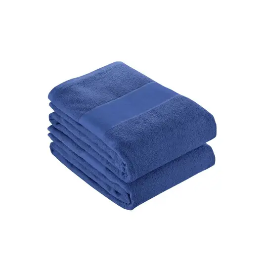 Telo spugna in cotone con banda 8 cm (80x150cm)