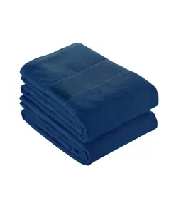 Telo spugna in cotone con banda in poliestere 8 cm