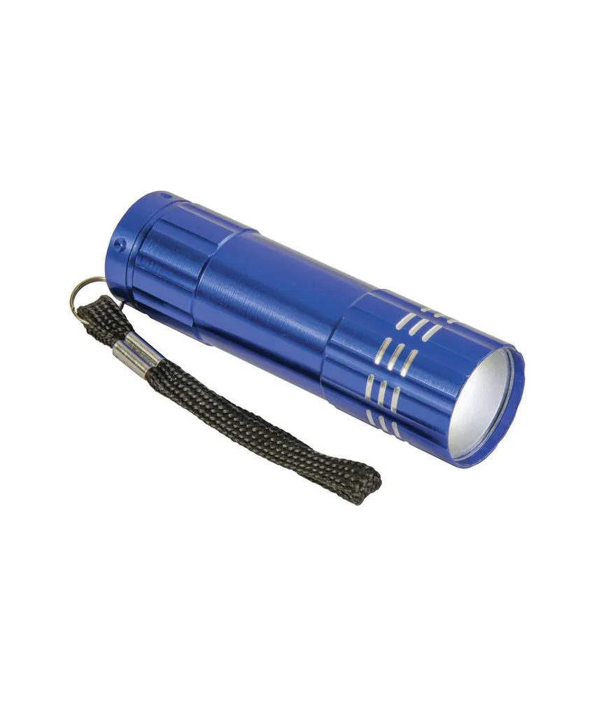 50 pezzi Torcia tascabile a LED COB (Chip On Board) in allumino con cordino (batterie NON incluse)
