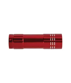 Torcia tascabile a LED COB (Chip On Board) in allumino con cordino (batterie NON incluse)