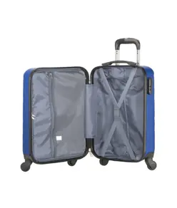 Trolley rigido  da 20 pollici in ABS con lucchetto di sicurezza e 4 ruote girevoli