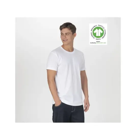 T-shirt tubolare 100% cotone biologico Utopic