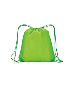 Zainetto fluo in poliestere 210 T con chiusura a strozzo e angoli rinforzati Handle