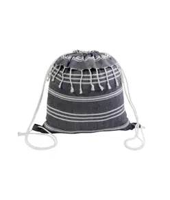 Zainetto fouta in cotone 180 g/m2 con chiusura a strappo Handle