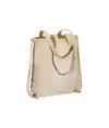 Zainetto in cotone 135 g/m2, con chiusura a strozzo e manici Handle