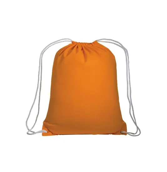 Zainetto in cotone 135 g/m2 con chiusura a strozzo Handle