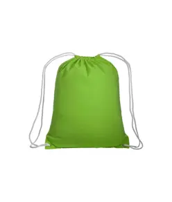 Zainetto in cotone 135 g/m2 con chiusura a strozzo Handle