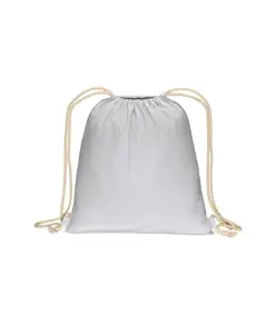 Zainetto in cotone 180 g/m2, con chiusura a strozzo Handle