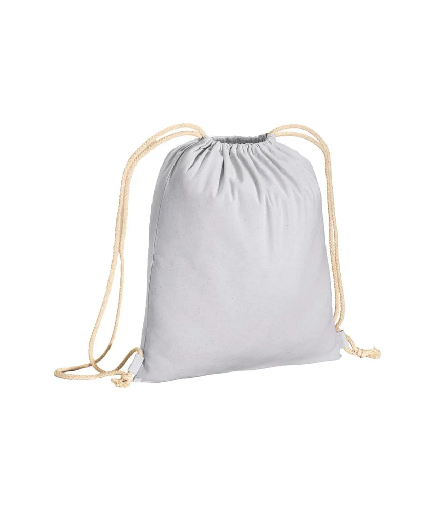 50 pezzi Zainetto in cotone 180 g/m2, con chiusura a strozzo Handle
