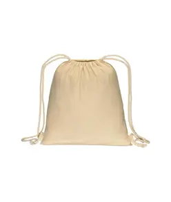 Zainetto in cotone 180 g/m2, con chiusura a strozzo Handle
