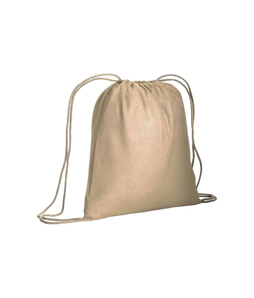 25 pezzi Zainetto in cotone 95gm2 con chiusura a strozzoZainetto in cotone con angoli rinforzati Handle