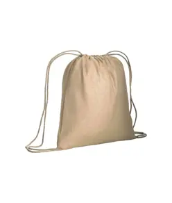 Zainetto in cotone 95gm2 con chiusura a strozzoZainetto in cotone con angoli rinforzati Handle