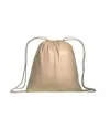 Zainetto in cotone 95gm2 con chiusura a strozzoZainetto in cotone con angoli rinforzati Handle