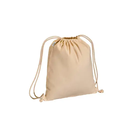 Zainetto in cotone biologico 220 g/m2, con chiusura a strozzo Handle