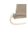 Zainetto in cotone riciclato effetto melange con chiusura a strozzo CORDINI AD ASOLA Handle
