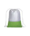 Zainetto in poliestere 210T con tasca zip colorata e chiusura a strozzo Handle