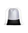 Zainetto in poliestere 210T con tasca zip colorata e chiusura a strozzo Handle