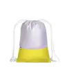 Zainetto in poliestere 210T con tasca zip colorata e chiusura a strozzo Handle