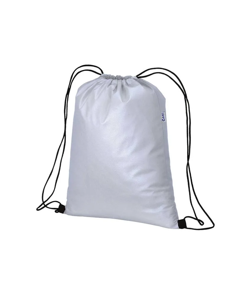 50 pezzi Zainetto in TNT R-pet 70 g/m2 con chiusura a strozzo Handle