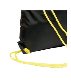 Zainetto nero in Polyester 210 T, manici colorati e angoli rinforzati neri Handle