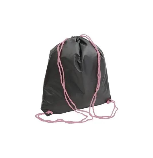 Zainetto nero in Polyester 210 T, manici colorati e angoli rinforzati neri Handle