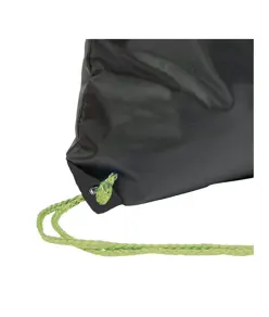 Zainetto nero in Polyester 210 T, manici colorati e angoli rinforzati neri Handle