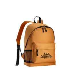 Zaino in poliestere 600D con 3 tasche, di cui una laterale retinata