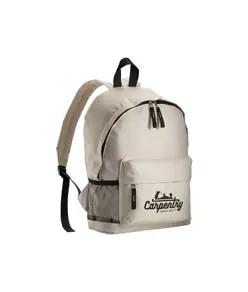 Zaino in poliestere 600D con 3 tasche, di cui una laterale retinata