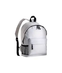 Zaino in poliestere 600D con 3 tasche, di cui una laterale retinata